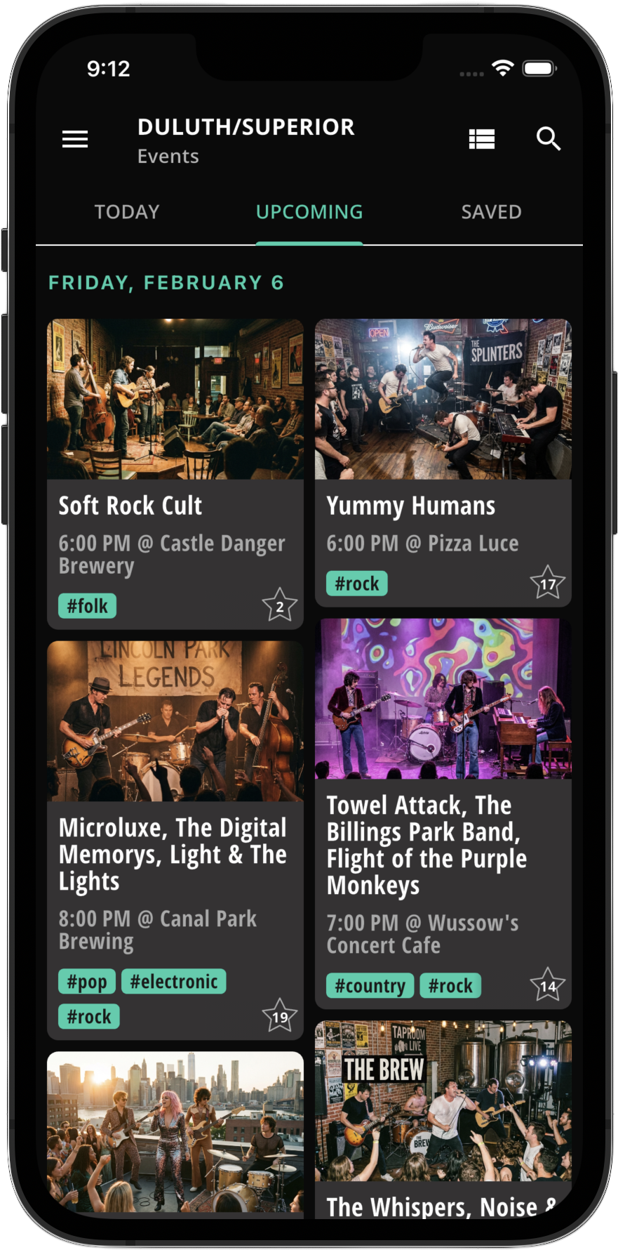 Twin Ports Events - Masonry View